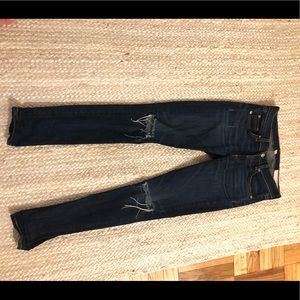 Rag &Bone skinny jeans with torn knees